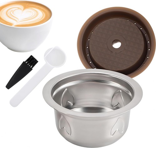 Refillable coffee capsule for - refillable,